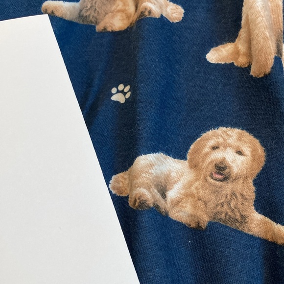 Women’s Comfies blue golden doodle dog pajama lounge pants - size M - Picture 8 of 8